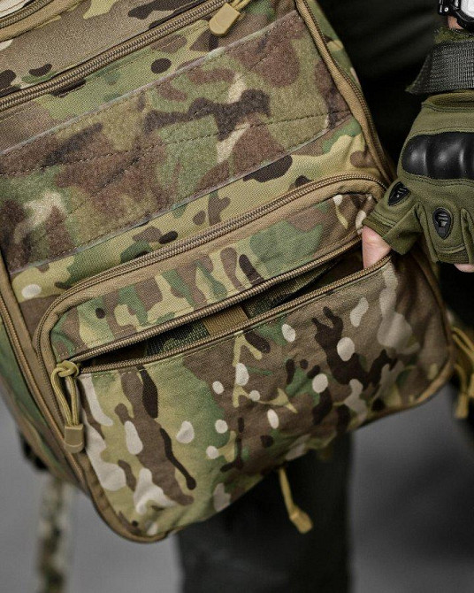 Тактичний рюкзак 15 л чіпляється на плитоноску мультикам ДЛ6330 Одеса - фото 4