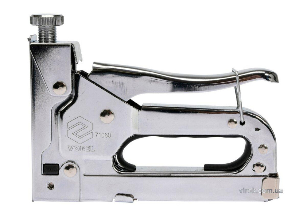 Степлер VOREL металевий для скоб 4-14/11,2х1,2мм; півкруглі 10-12/ 6,3х1,2; цвяхів 10-12/ 2,0 [6/24] Одесса - изображение 1