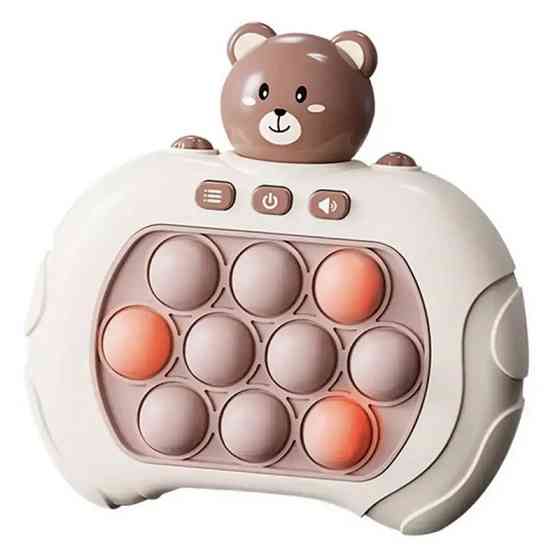 Игрушка антистресс электронная Toys Pop It (Мишка) Николаев