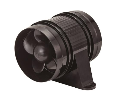 Вентилятор, Пластик Abs, Черный 4” 270Cfm, 12V/2.7A Ааа Дніпро