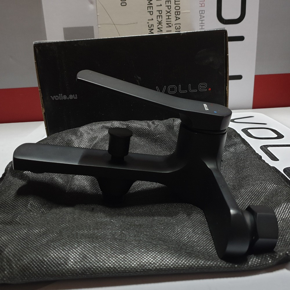 Смеситель для ванны VOLLE SOLO de la noche черный 1510.031004 Киев - изображение 8