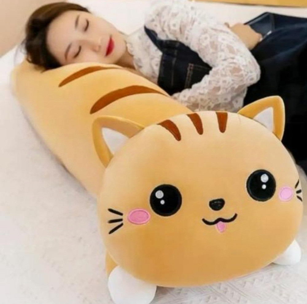 Кот батон рыжий мягкая игрушка подушка обнимашка 110см Київ - фото 5