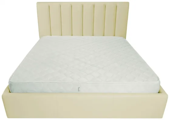 Ліжко Sanam Comfort 140 х 190 см Fly 2207 A1 З підйомним механізмом та нішою для білизни Бежевий Київ