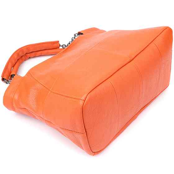 Сумка для жінок з натуральної шкіри Помаранчевий (Vintage) Київ