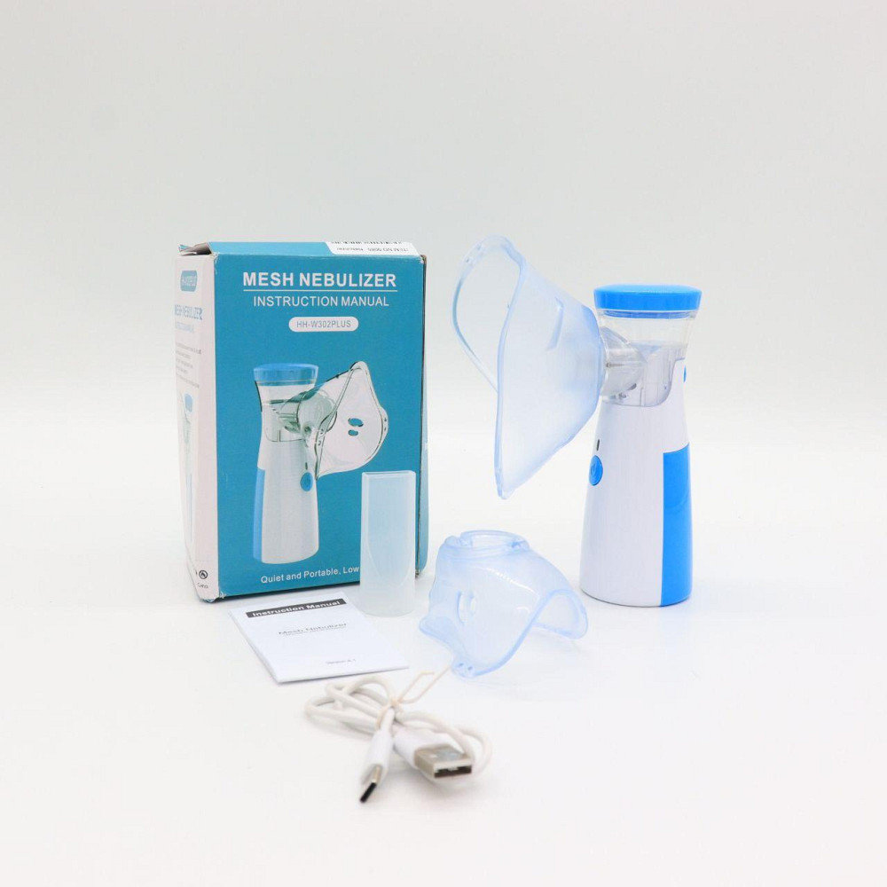 Портативний небулайзер з 2 масками від USB, LY-565 / Інгалятор небулайзер від кашлю / Ручний інгалятор для дітей Київ - фото 10