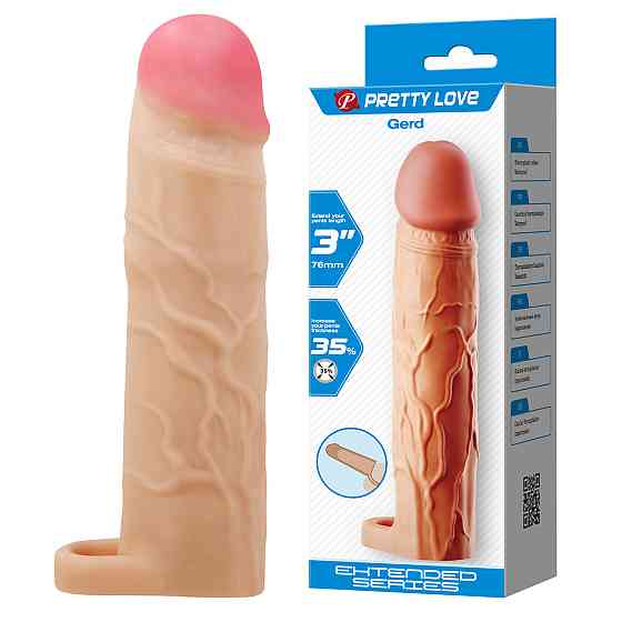 Насадка на член - Pretty Love Gerd Penis Extender +3