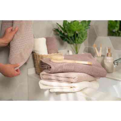 Рушник Ardesto набір махрових Lotus 2 шт 50х90 см індіго, 70х140см, 100% бавовна, беж (ART2357NS) Вінниця