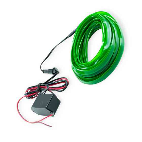 Гибкий неон 5м зеленый 12V холодный Мукачево