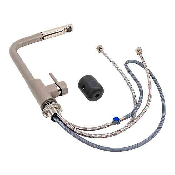 Q411B змішувач кухонний VALESO ДЮНА (з висувною лійкою) Коломыя