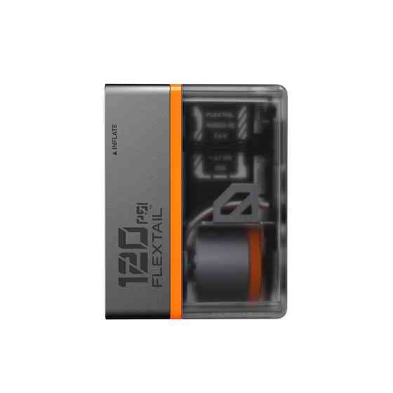 Міні насос-задня велосипедна фара Flextail Tiny Tire Pump ACS Чорний Вінниця