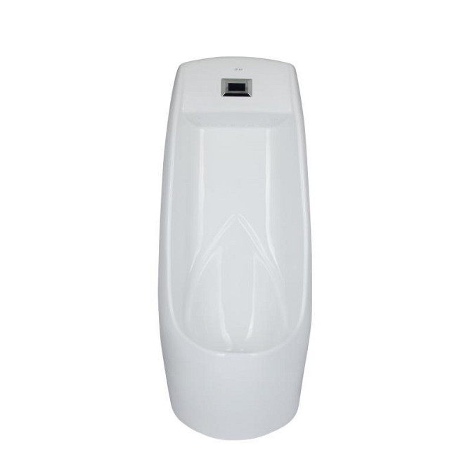 Пісуар підлоговий Qtap Scorpio з ІЧ-датчиком автоматичного змиву 430х370х990 White QT1488101HW Харків - фото 3