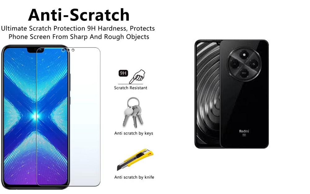 Защитное стекло NeoGlass для Xiaomi Redmi A4 5G – ультрапрозрачное и устойчивое Киев - изображение 1