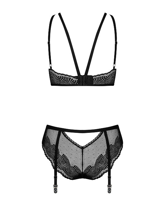 Еротичний комплект Obsessive Allastia set Чорний S/M Sex Aura Київ - фото 5