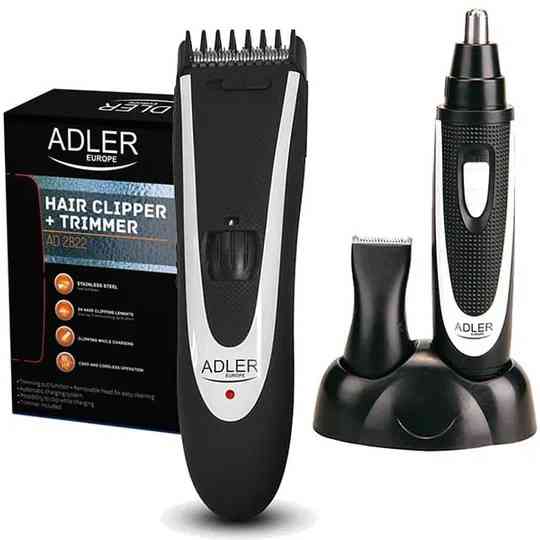Машинка для стрижки Adler AD 2822 чоловічий тример з насадками для голови носа вух та тіла TJ-59 Львів