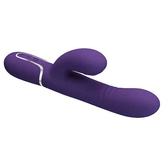 Вибромассажер с поступательным движением серии Pretty Love - Mariana Twinkled Dark Purple 7 vibration Sex Aura Киев