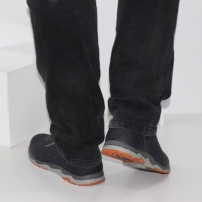 Чоловічі Туфлі Літні Чорні Мокасини Кросівки Сіточка (розміри: 40,41,42,43,44) Відео Огляд — 576-2 Дніпро - фото 9