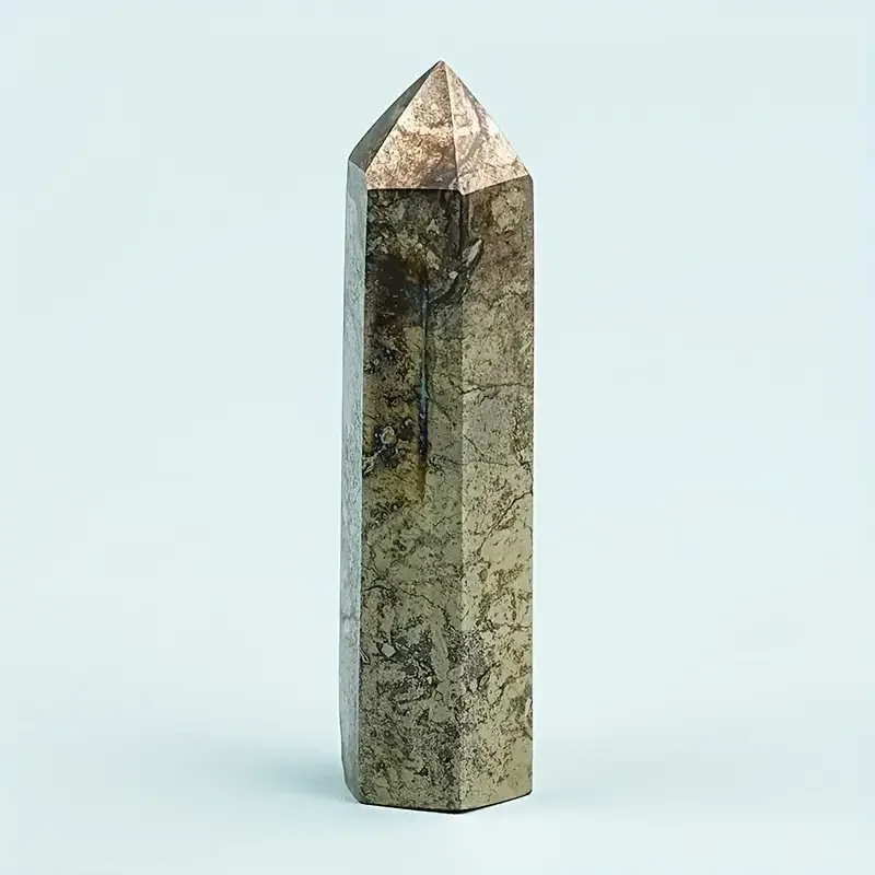 Піритовий обеліск шестигранний 5-6 см – камінь сили та багатства Київ - фото 1