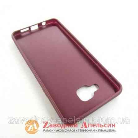 Samsung A7 A710 2016 чехол кожа Momax marsala Одесса