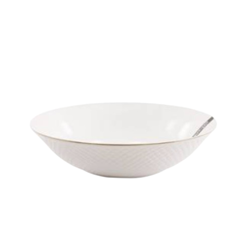Crystal  Салатник  9" d.23см  порцелян. білий круглий  КРИСТАЛ 6911100000 Житомир - фото 1