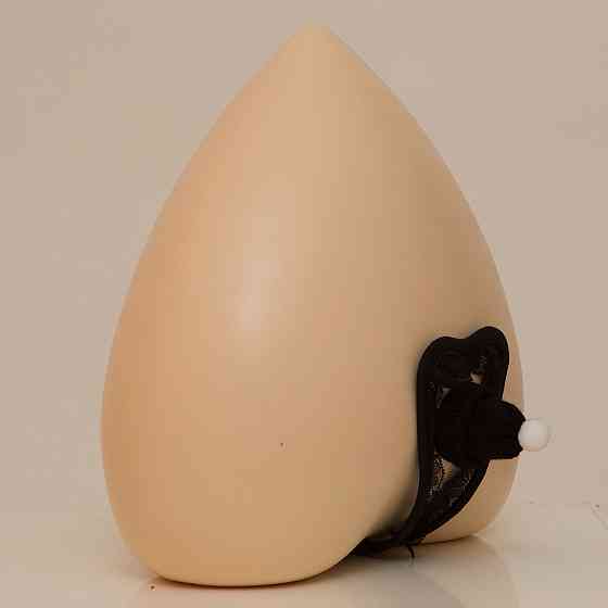 Чоловічі стрінги без лямок з шапочкою еротичні one size чорний Київ