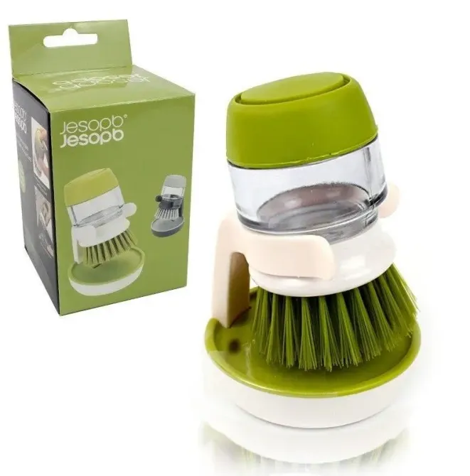 Щетка для мытья посуды с дозатором для моющего средства Soap Brush Коломия - фото 1
