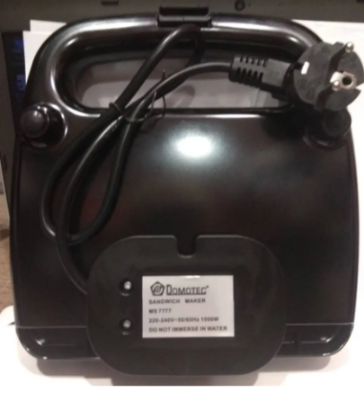 Сендвічниця DOMOTEC MS-7777 750Вт (Чорний) 10991 Київ