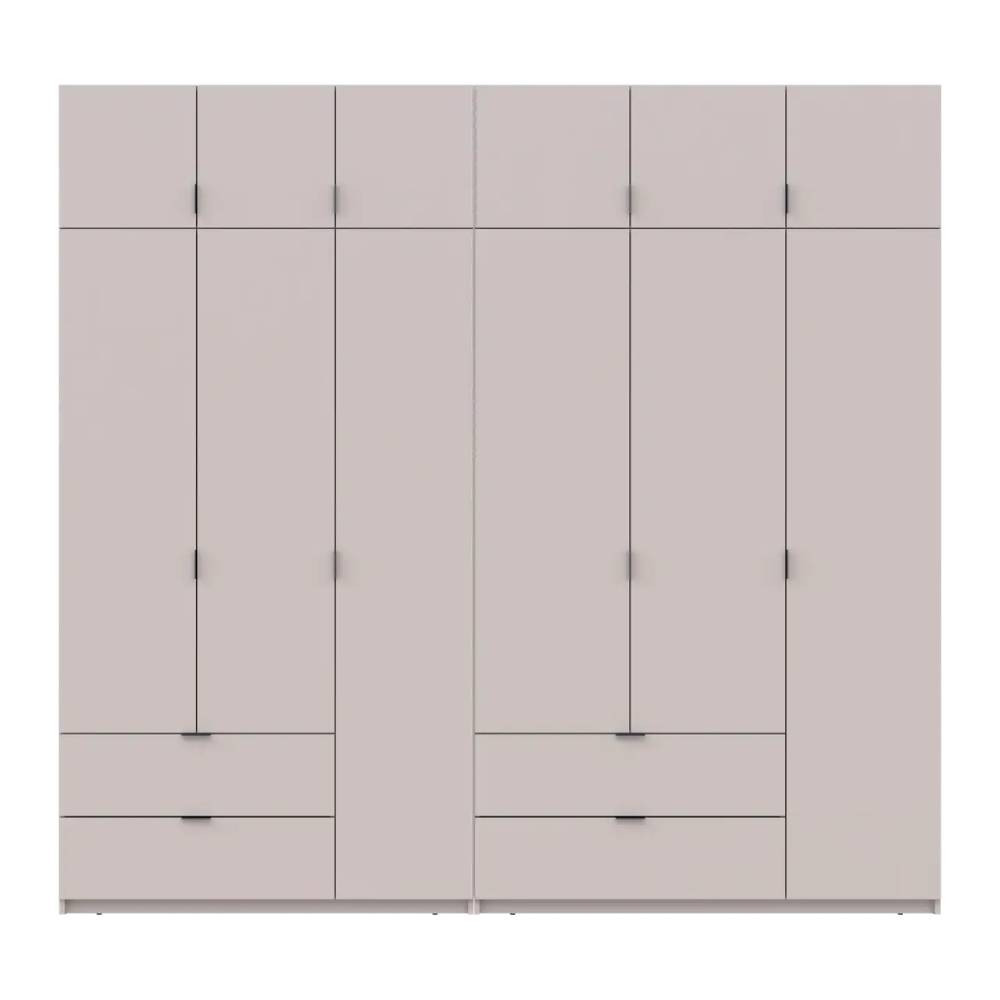 Шафа для одягу Doros Лукас Кашемір 3+3 ДСП 255х50х240 DRS-011714 (42005112) Дніпро - фото 4