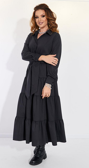 Коттоновое платье с оборками (50) Киев - изображение 2