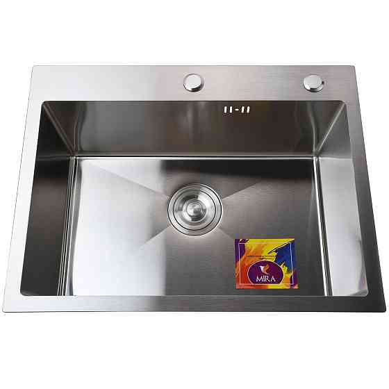 Мойка кухонная 3mm 600х450 Сатин 6045HS Mira (000032093) Киев