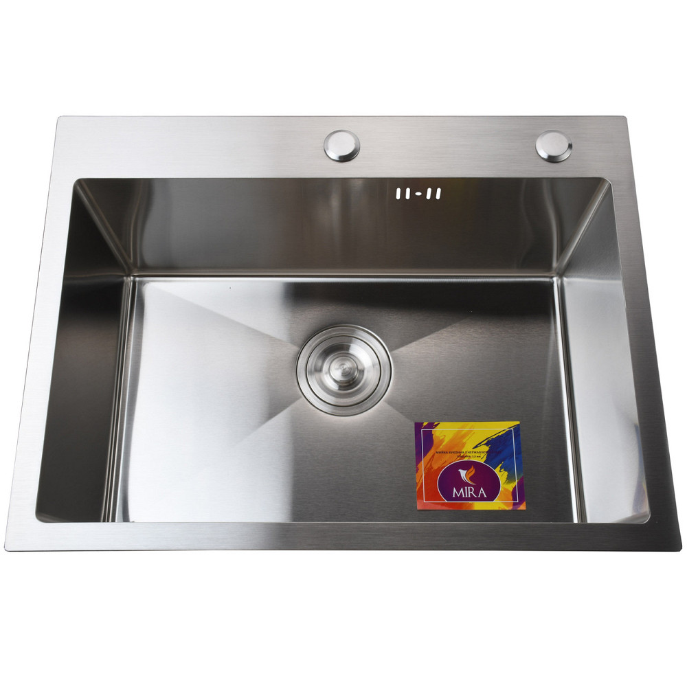 Мийка кухонна 3mm 600х450 Сатин 6045HS Mira (000032093) Київ - фото 1