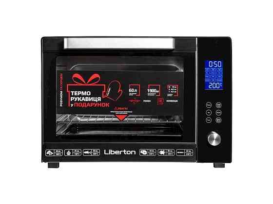 Електродуховка 2200Вт 60л LEO-601E Black ТМ LIBERTON Solmir Київ