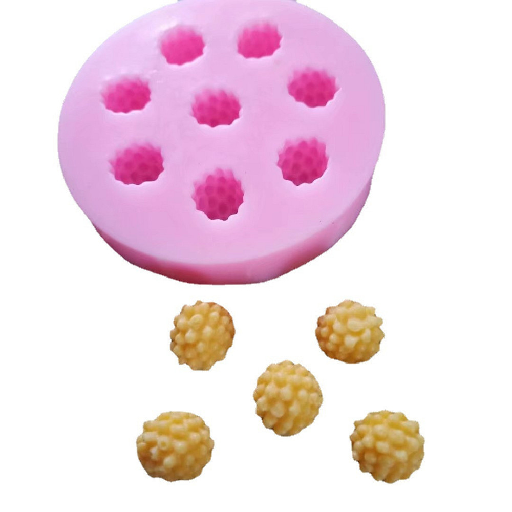 Молд силиконовый Ежевика 75 на 78 мм розовый Киев - изображение 7