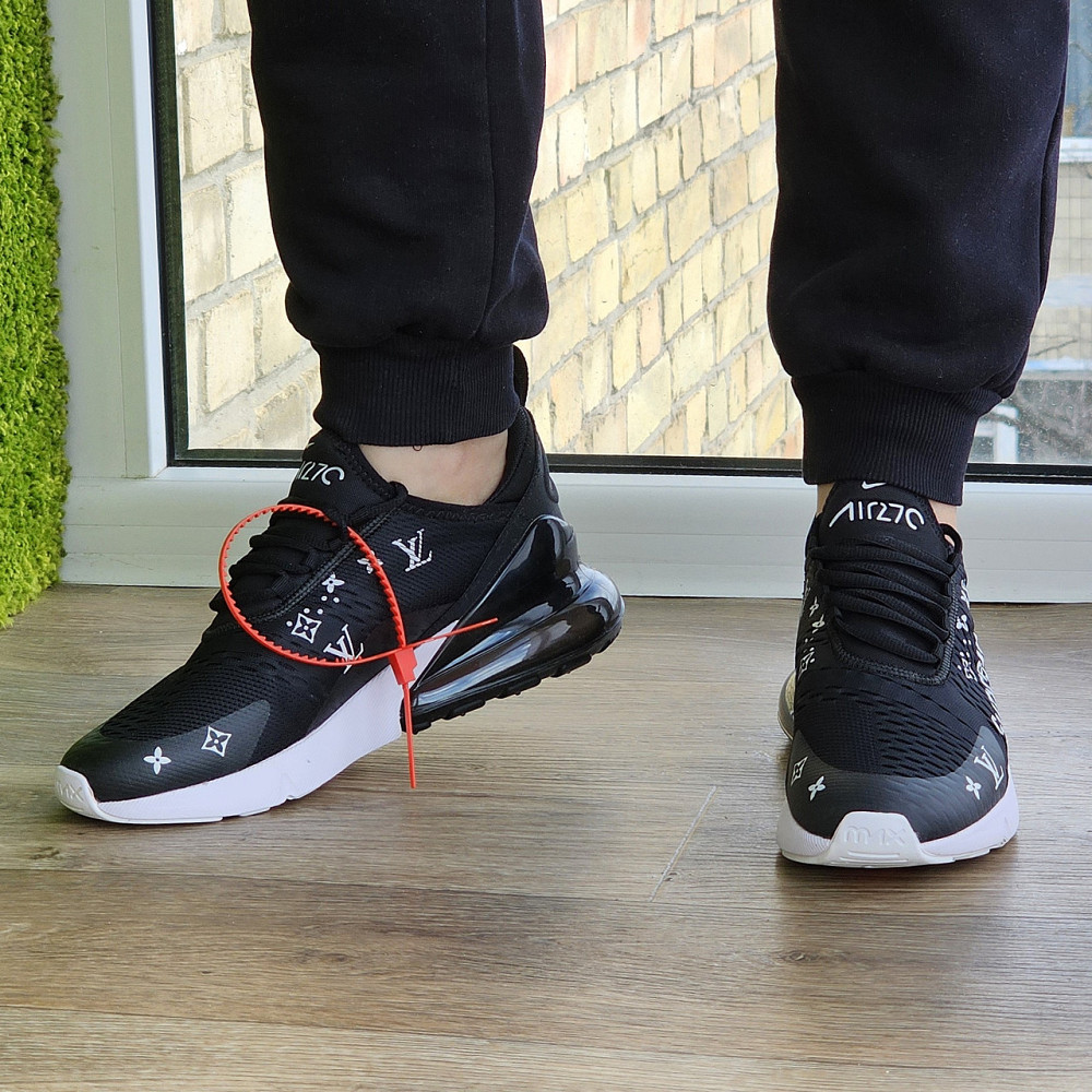 Кросівки Nike 270 Чоловічі Чорні Найк з Амортизацією Тканинні Літні Сіточка (розміри: 41,42,43,44,45) — 001 Дніпро - фото 9