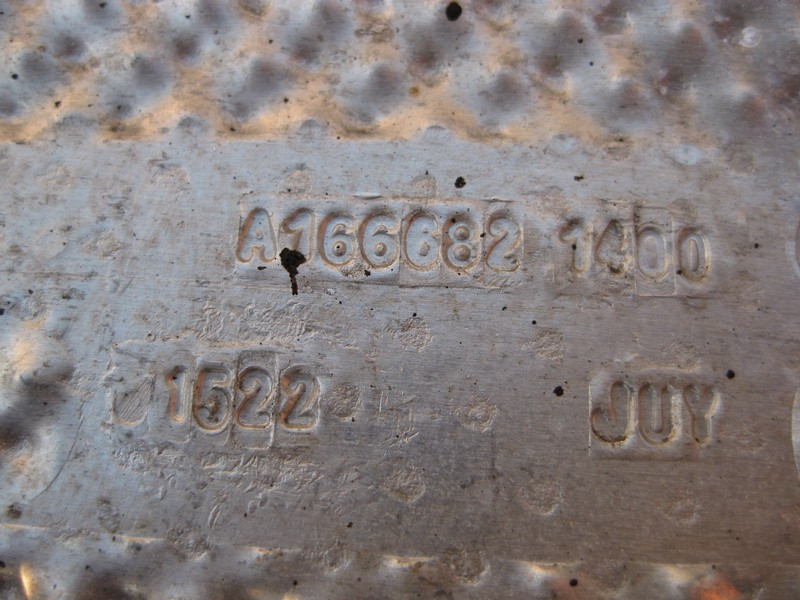 Mercedes-Benz  A1666821400 Захисний тепловий екран правого каталізатора ML GLE W166 GL GLS X166 Одеса - фото 4