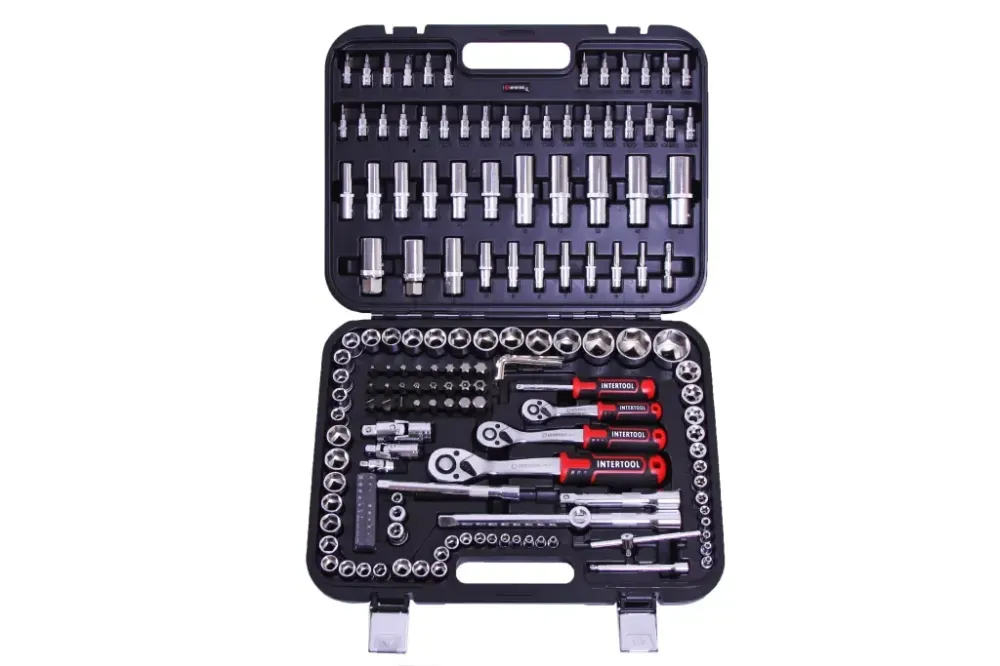 Набір голівок і насадок 171 ед. Intertool Storm 1/2, 1/4, 3/8 Вінниця - фото 1