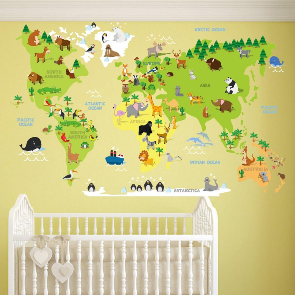 Наклейка виниловая декоративная в детскую комнату 