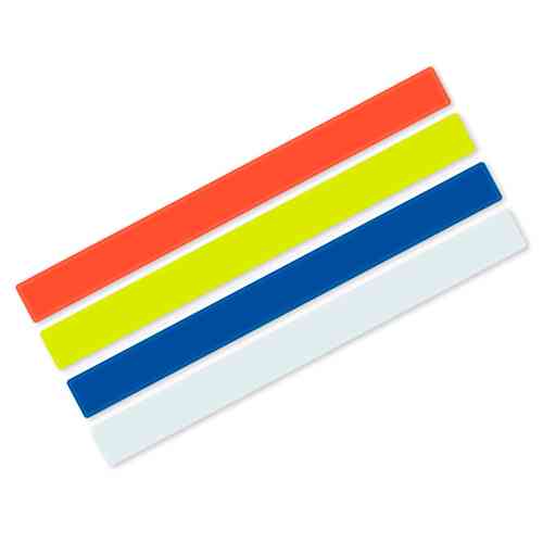 Стрічка світловідбиваюча 5шт, флікер, магнітний браслет на руку ногу 30см Вінниця