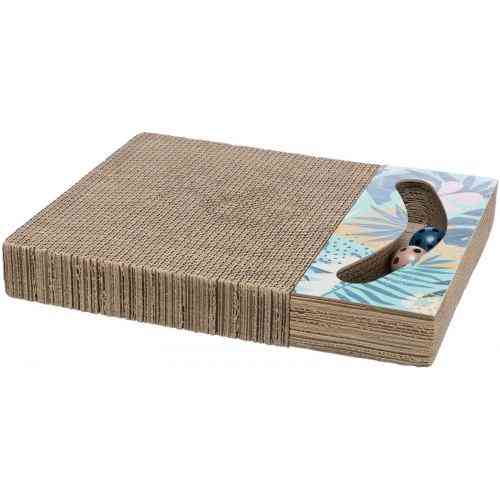 Царапка Trixie для кошек с двумя шариками и кошачьей мятой картонная 38х5х30 см Киев