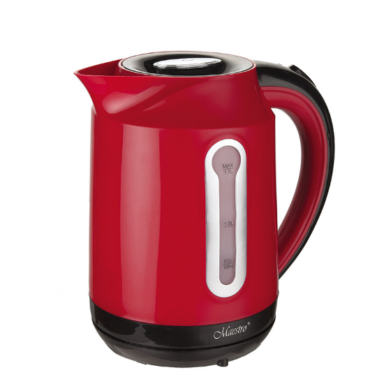 Електрочайник 1,7л 2000W (диск) червоний MR-041-RED Maestro Житомир