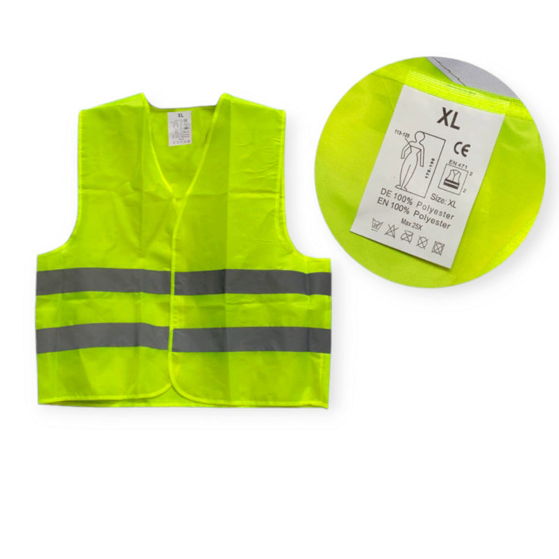 Жилет світловідбивний xl салатовий 120 г/см2 Мукачево - фото 1