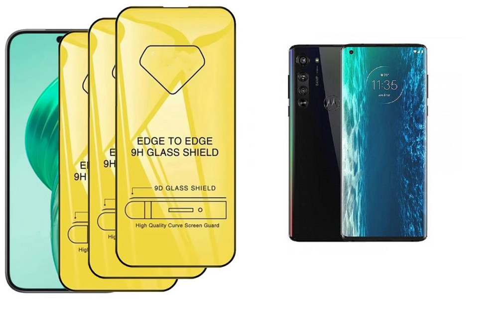 Захисне скло DefenzoGlass для Motorola Edge 5G XT2063-3 – подвійна міцність Київ - фото 3