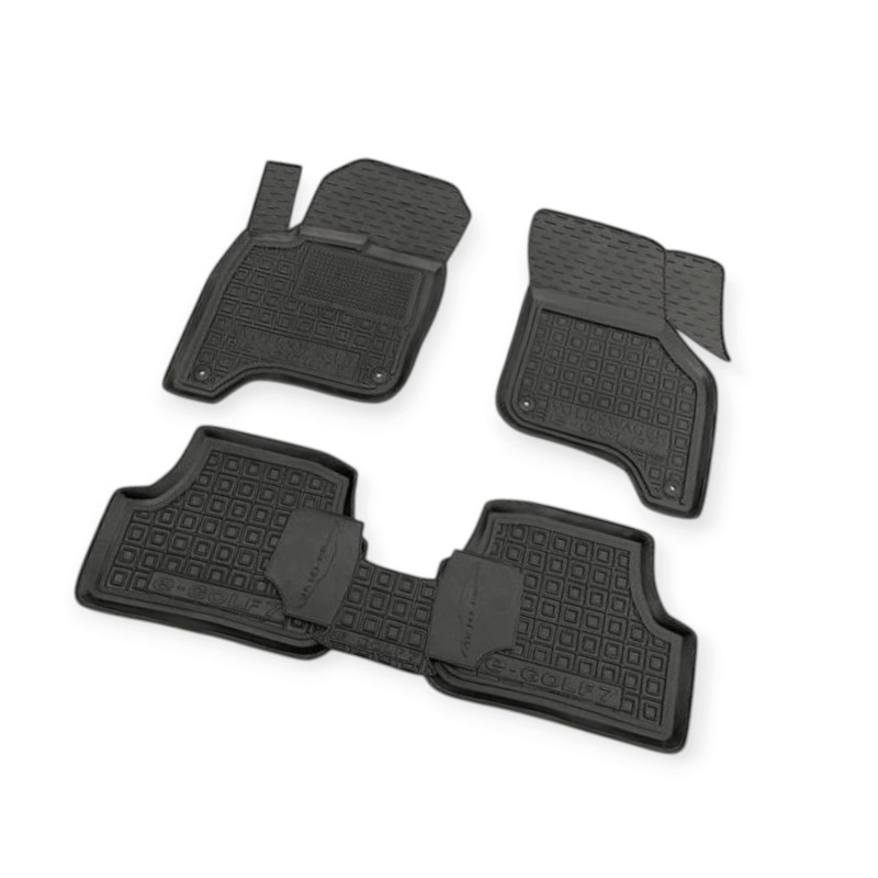 Килимки Фольцваген e-golf 7 (електро) 2014-2020 борт 2,5см, з перемичкою салону Мукачево - фото 1