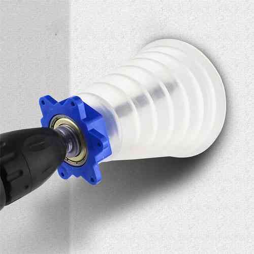 Насадка пылесборник для сверл 5-12мм, пылеуловитель для дрели перфоратора, силикон Вінниця