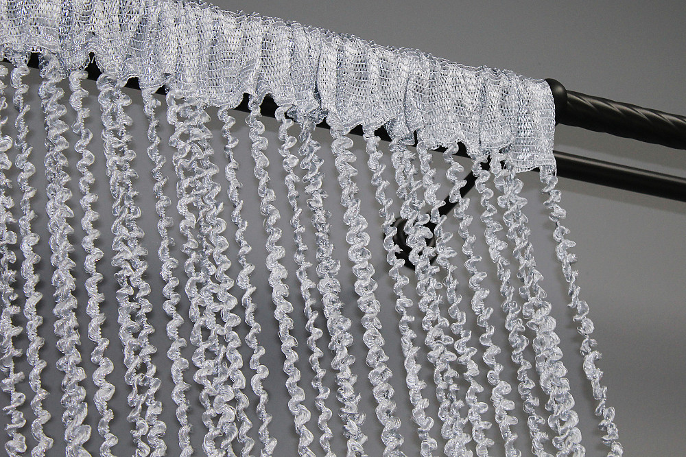 Шторы-нити спираль с люрексом Серый 300х300см 1 шт (61-022) Киев - изображение 8