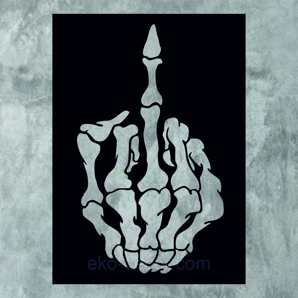 Декоративное настенное Панно «Средний палец» Декор на стену Киев - изображение 7
