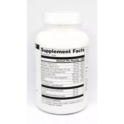 Вітамін Source Naturals Комплекс Вітамінів Групи B 125мг, 60 таблеток (SN0425) Вінниця - фото 2