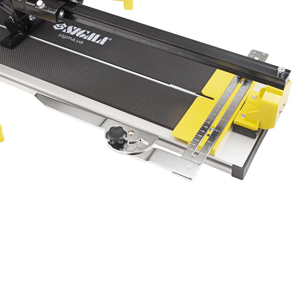 Плиткоріз ручний монорейковий на підшипниках 800 мм (лазер, бічні упори) SIGMA (8223551) Київ - фото 8