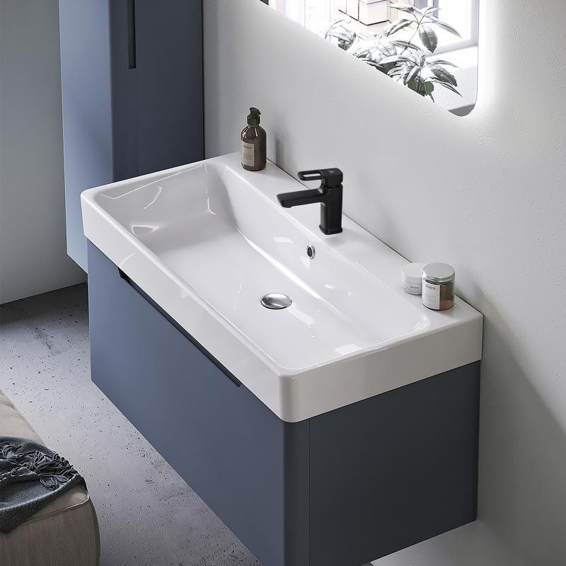 Смеситель Lidz Wawel 001 (k35) LDWAW001BLA45392 для раковины, однорычажный, низкий, цинк, Black Харьков - изображение 5