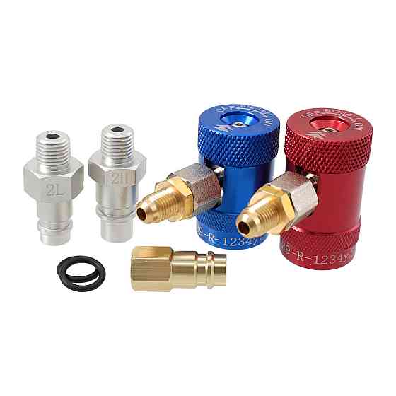 Комплект заправних муфт і перехідників R1234yf для AC519PLUS LAUNCH SP-603010130 Чернігів