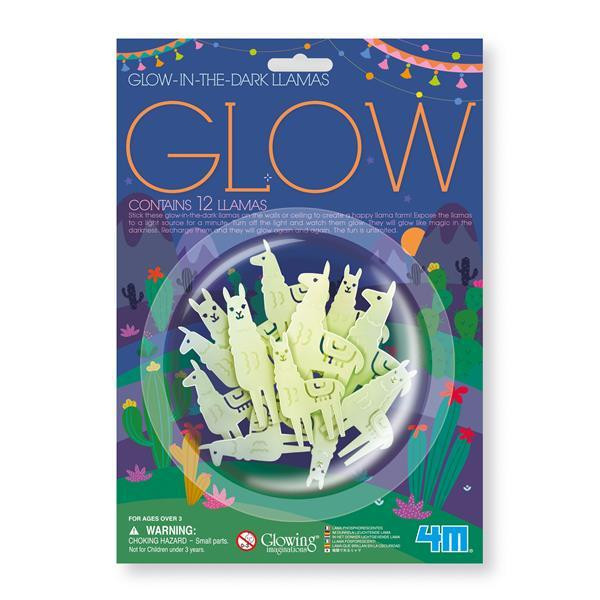 Набір сяючих наклейок 4M Лами (00-05941) Харків - фото 5